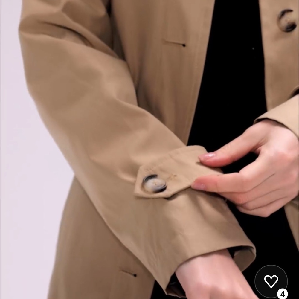 London Fog Tan Trench Coat with Hood Size XXL - Picture 2 of 4
